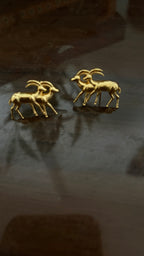 Zodiac bull whisper earring