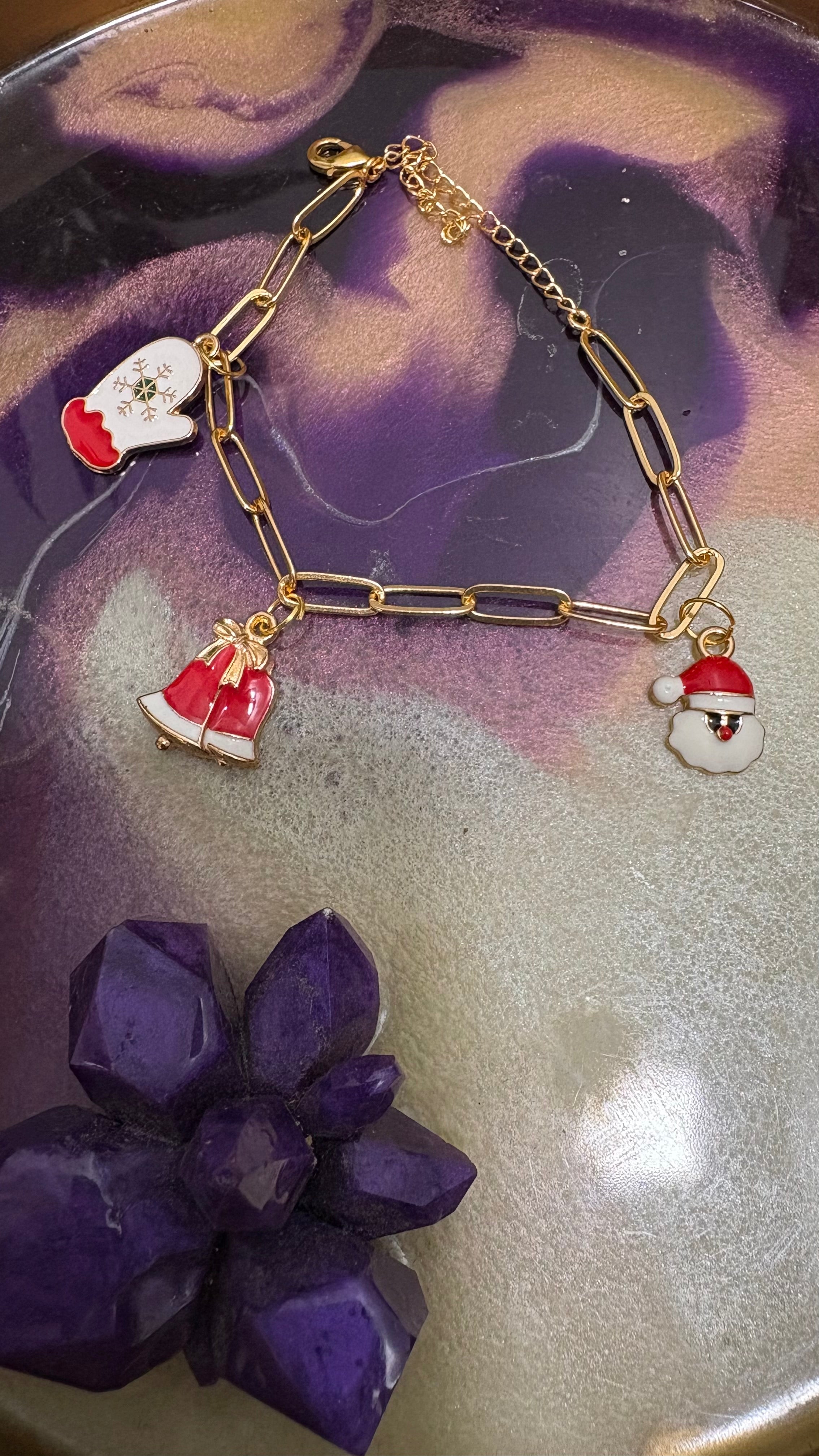 Xmas charm bracelet