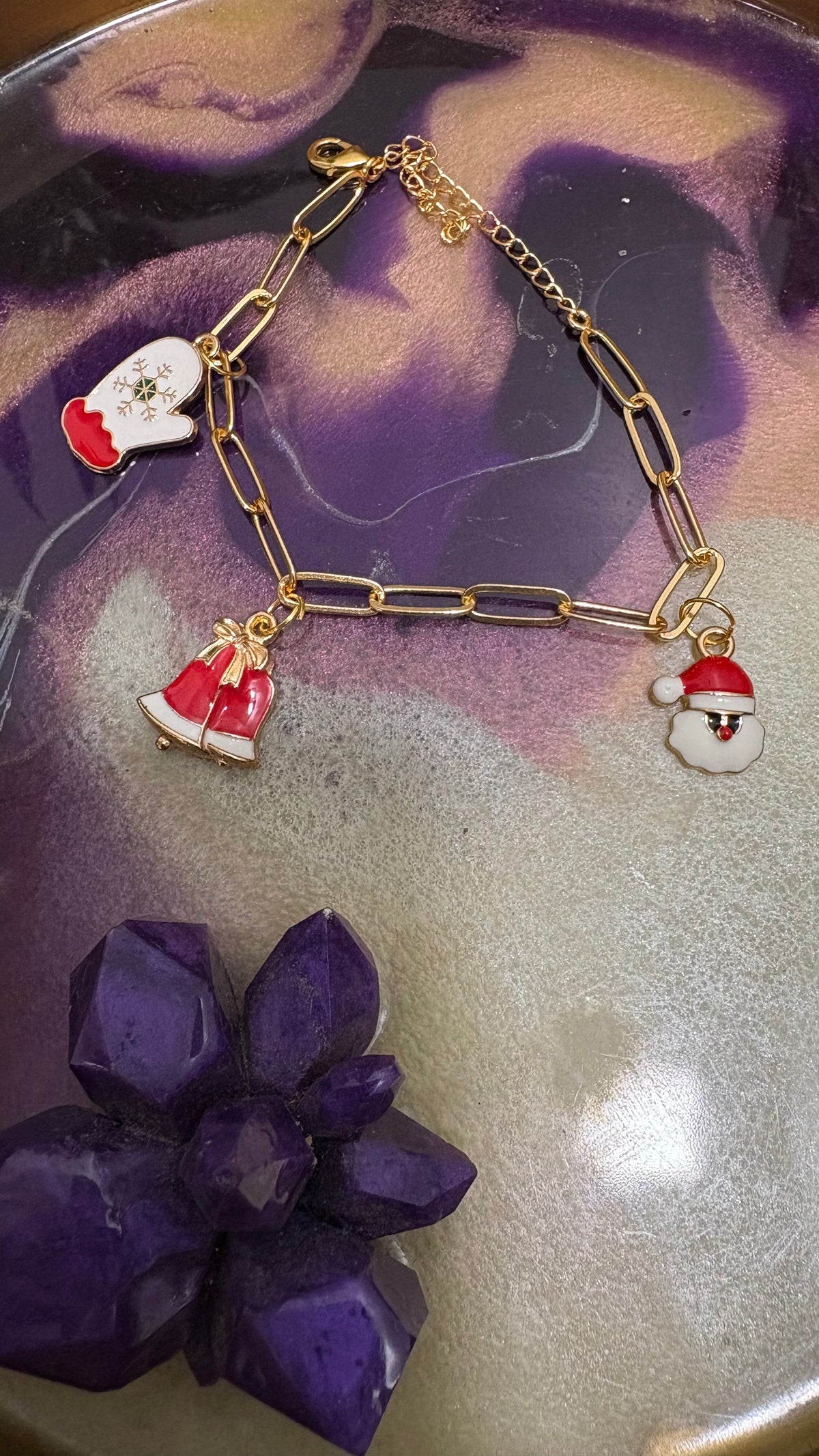Xmas charm bracelet