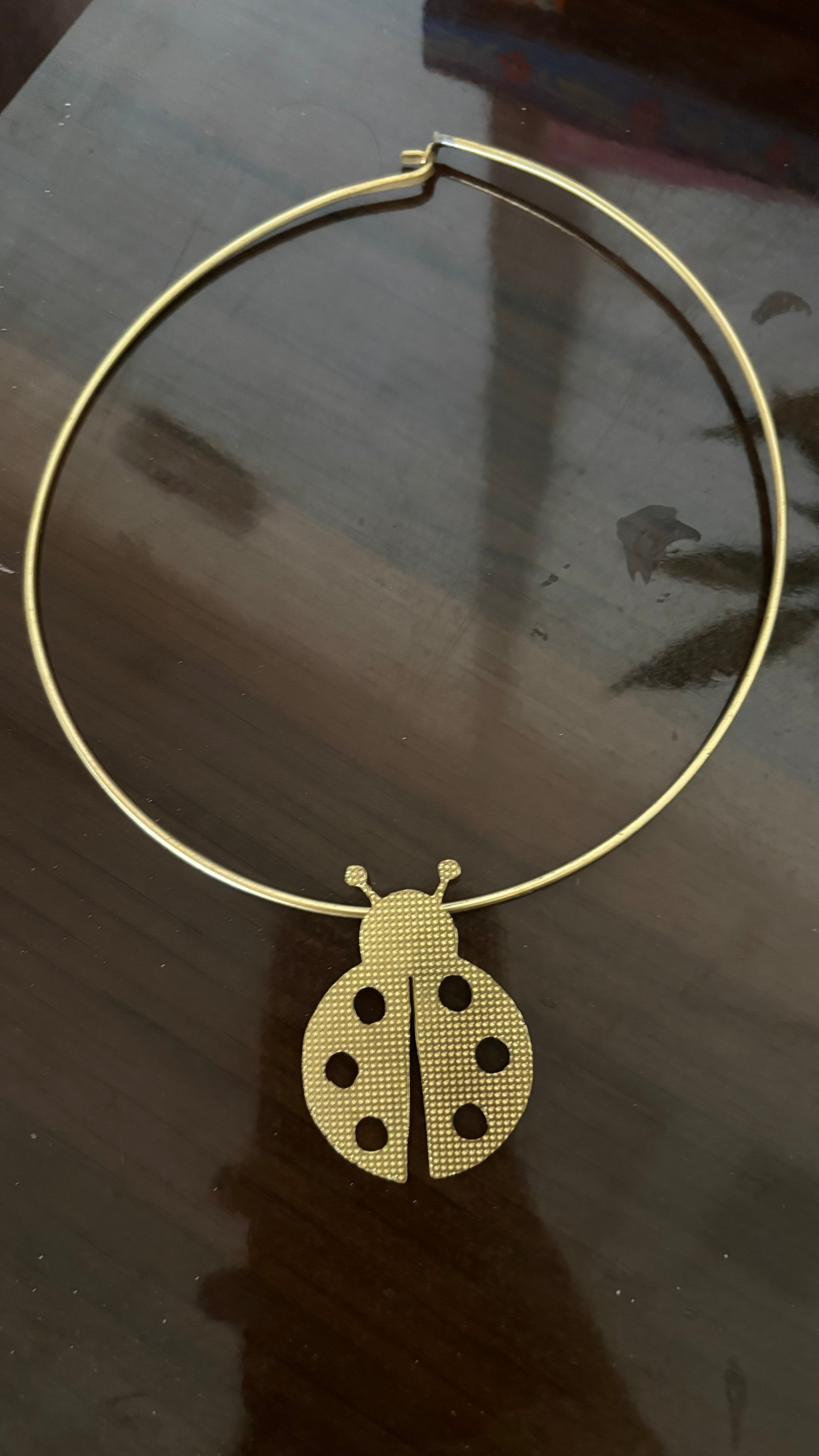 Laby bug husli necklace
