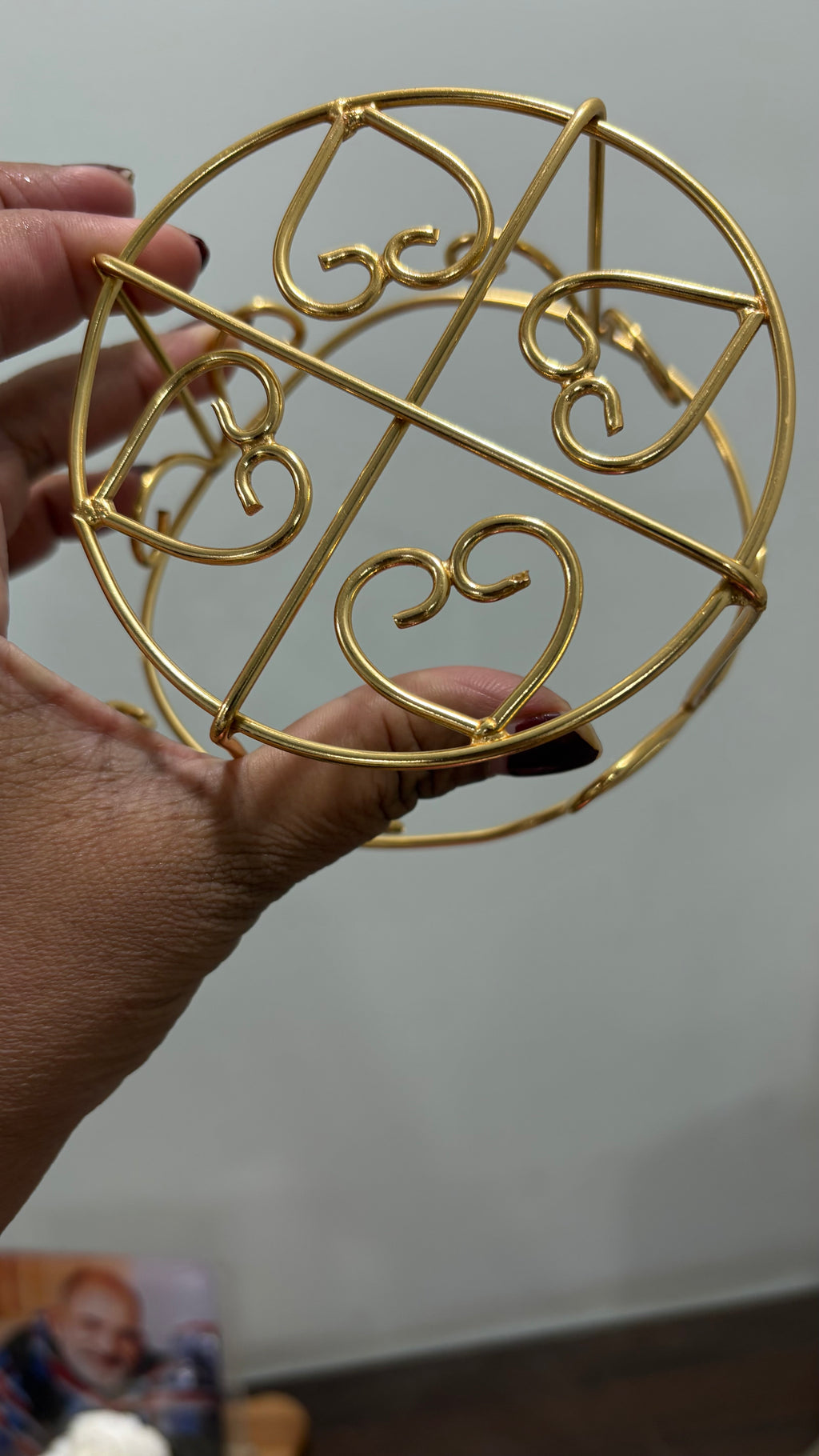 Hair cage brass bun - Riverblend