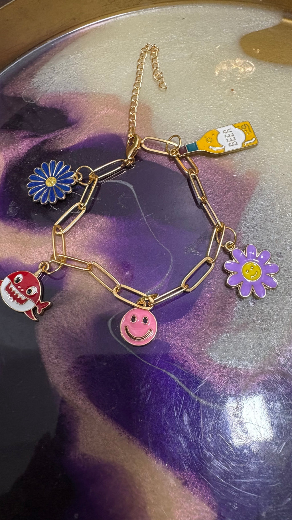 Beach theme bracelet