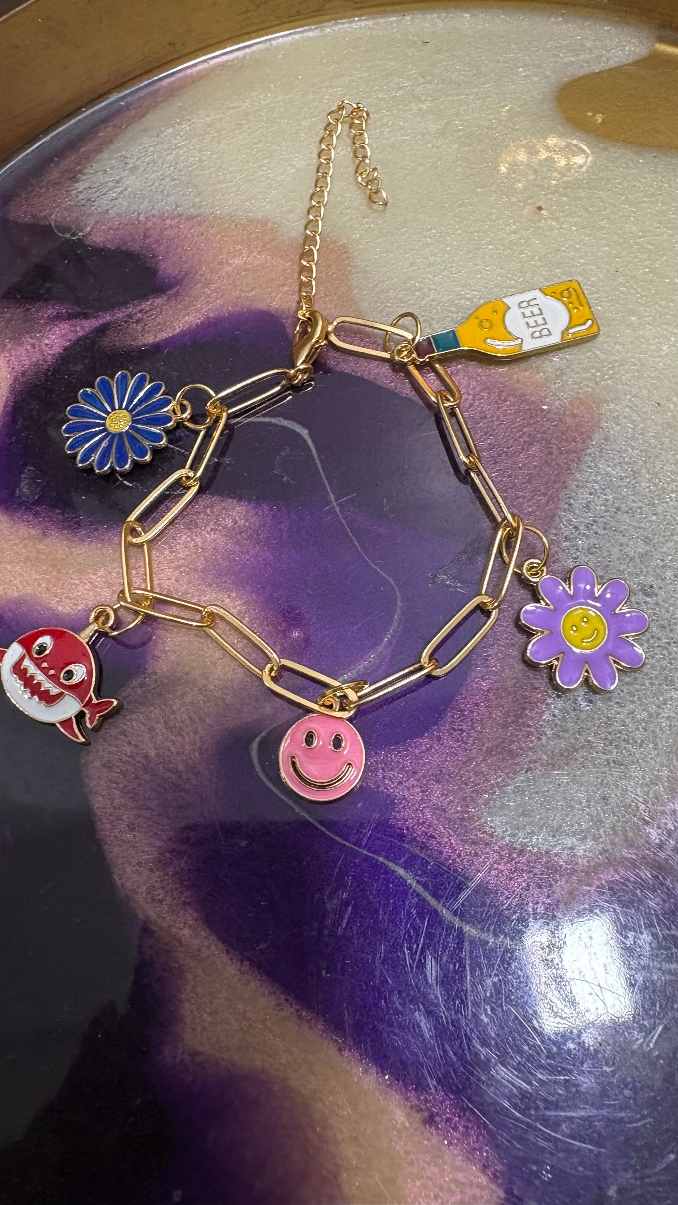 Beach theme bracelet