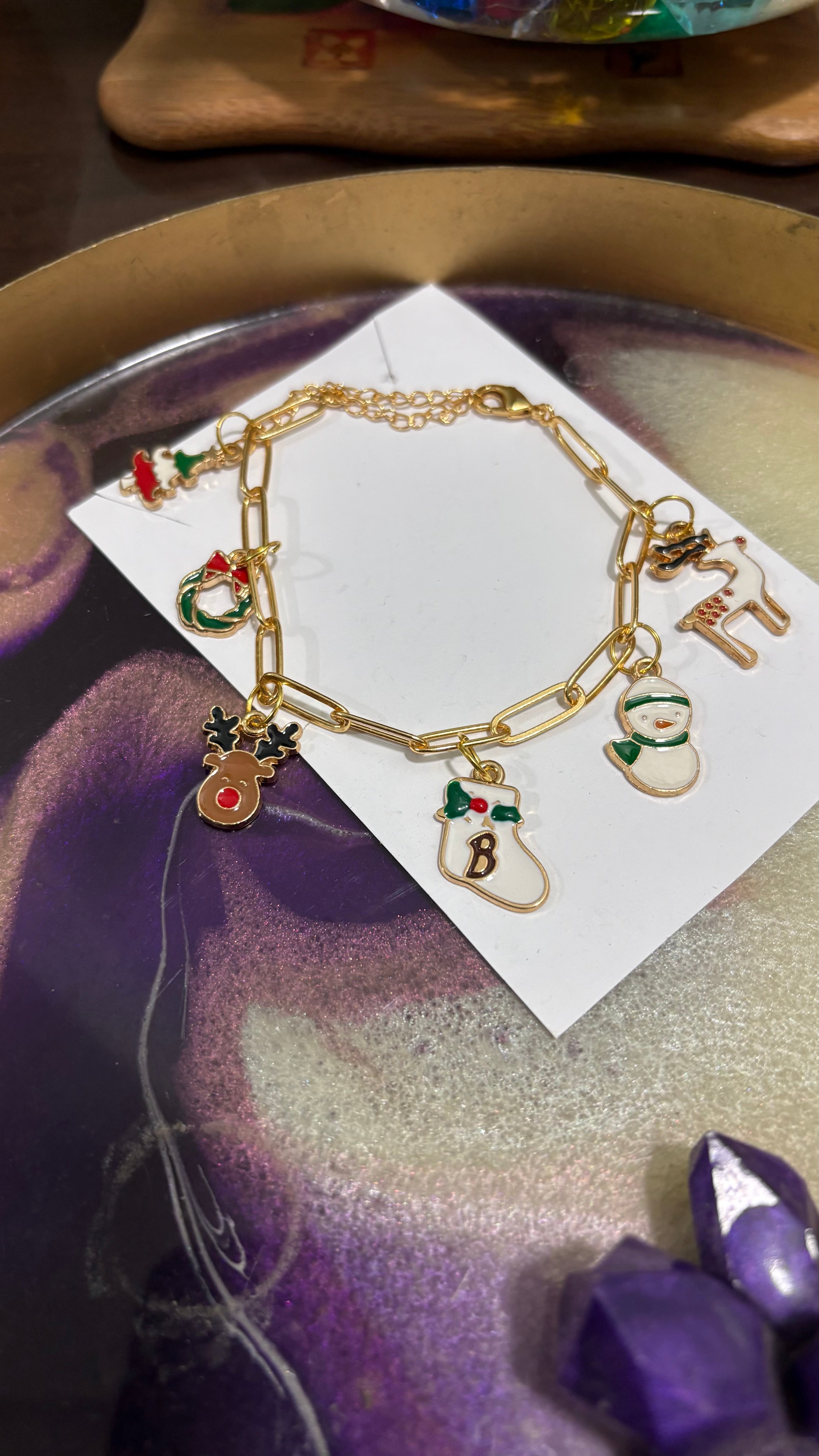 Xmas theme bracelet