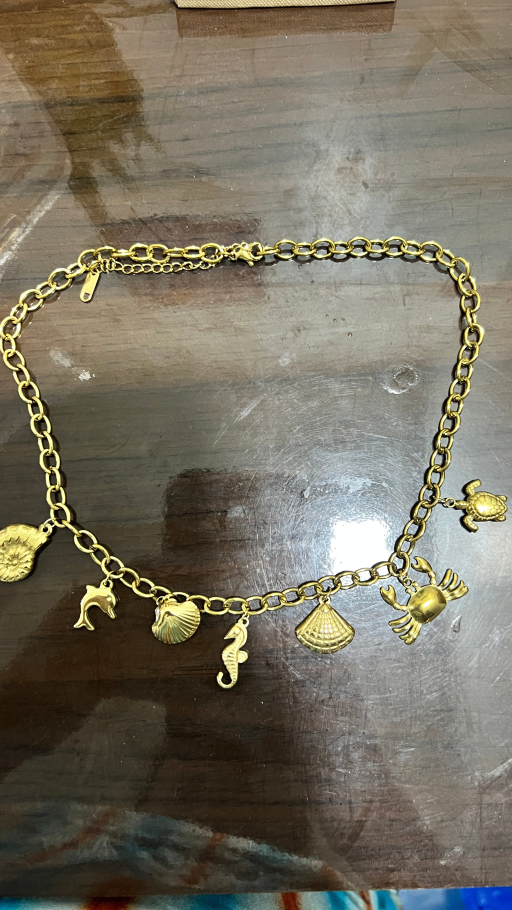 Beach theme necklace Riverblend