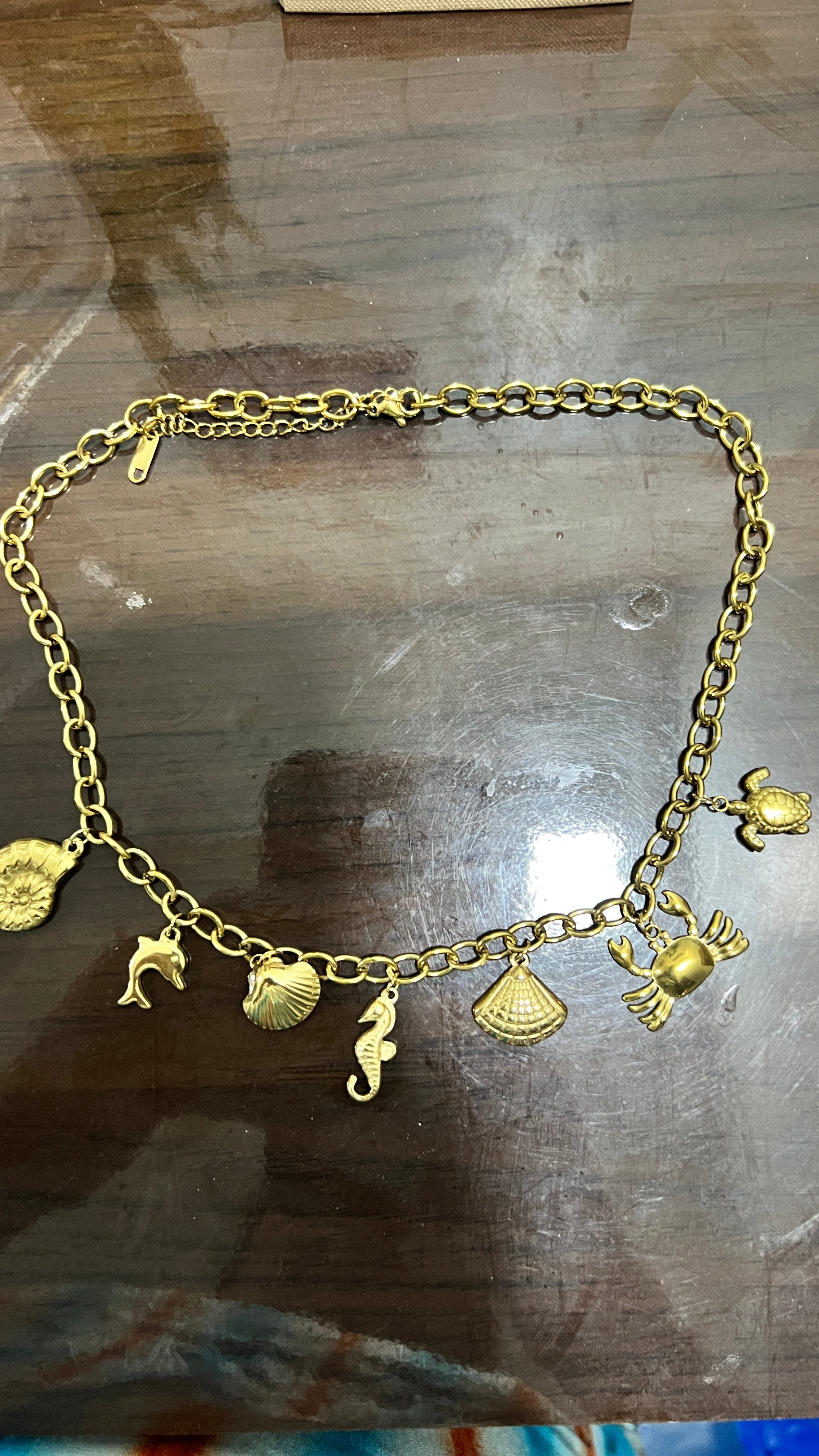 Beach theme necklace Riverblend