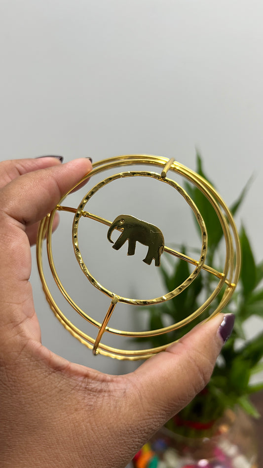 Hair bun cage ( elephant )