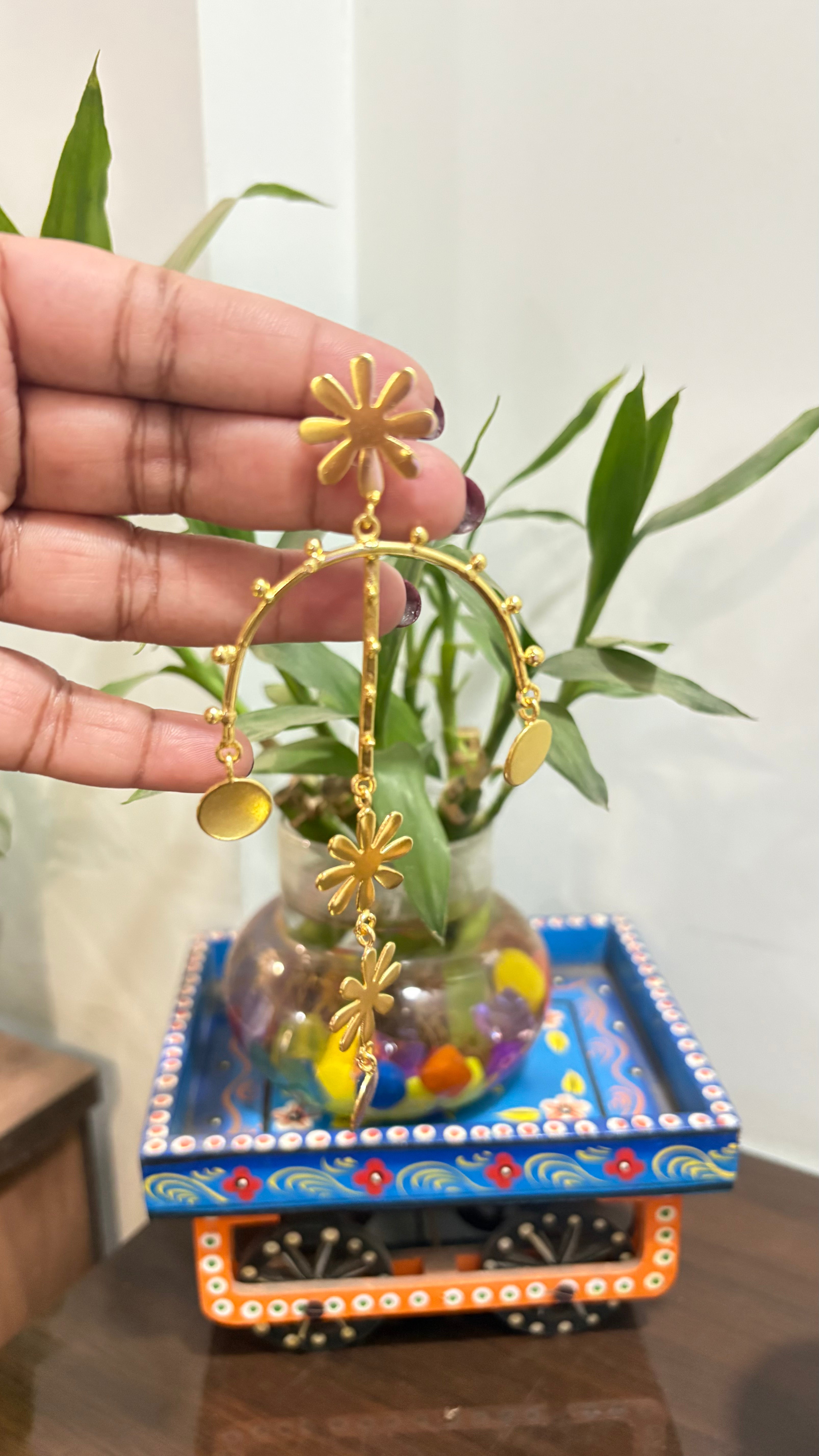 Golden Bloom Statement -Riverblend