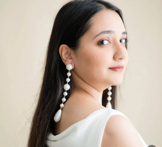 Pearl long danglers
