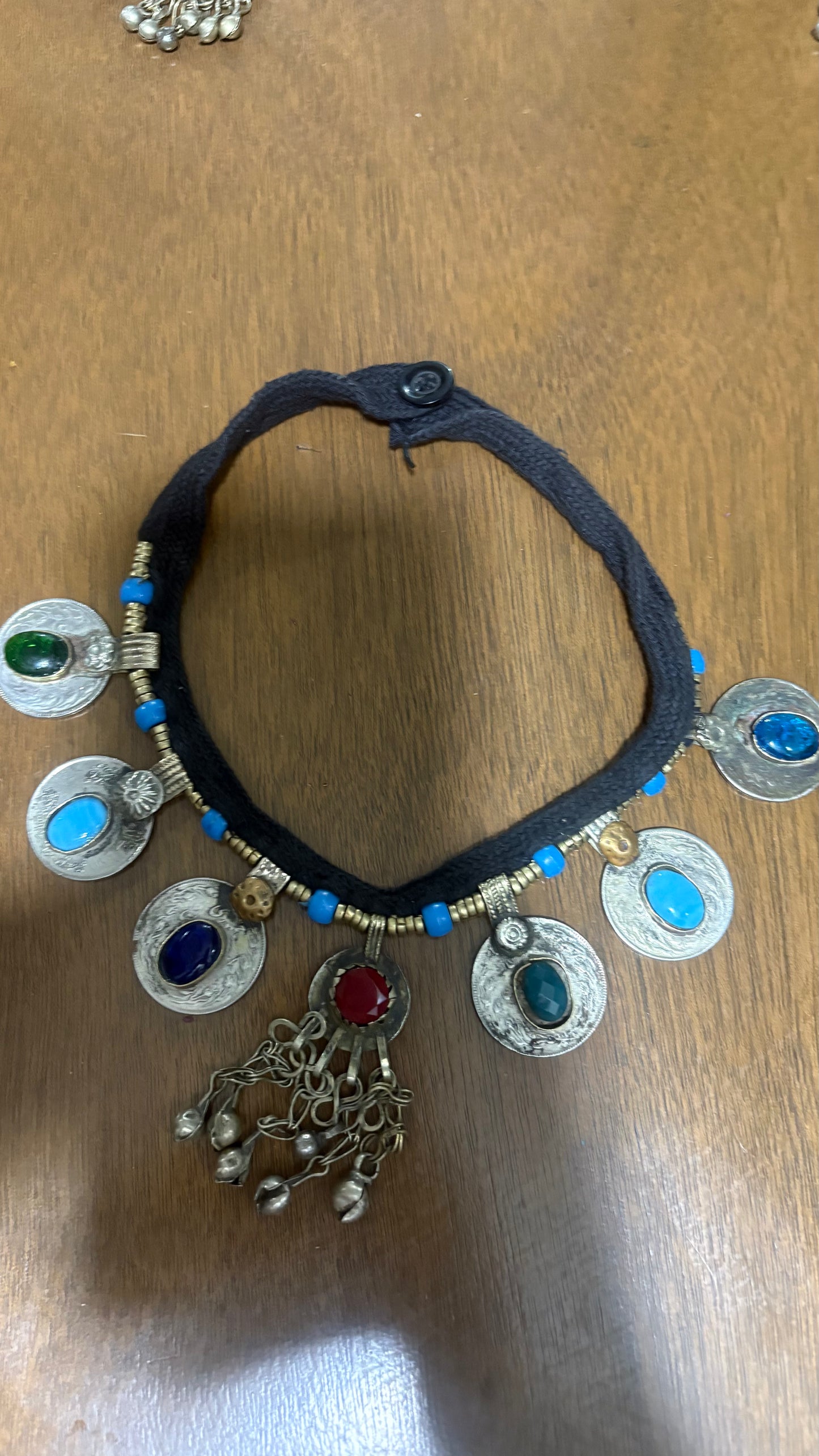 Vintage Tribal Statement Choker Necklace