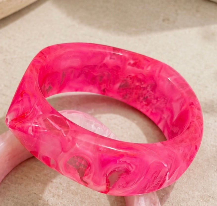 Resin bangles