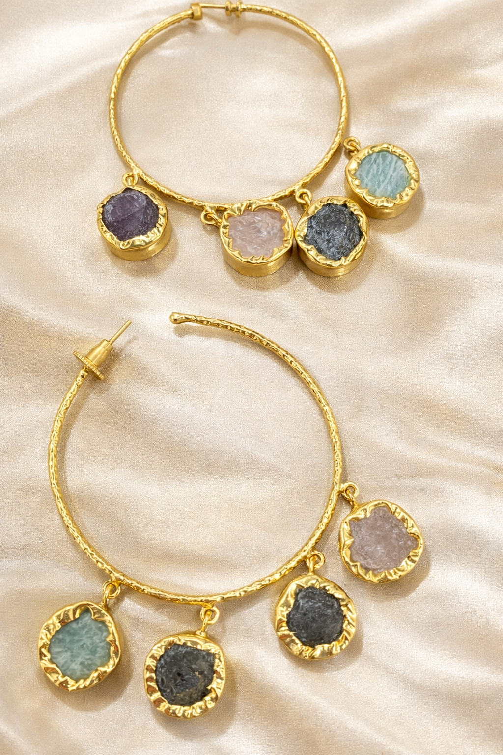 Natural stone hoops