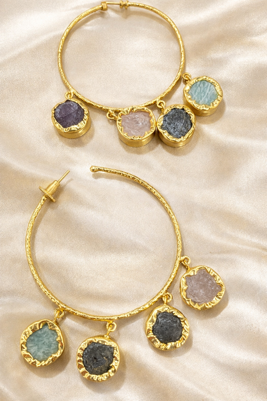 Natural stone hoops
