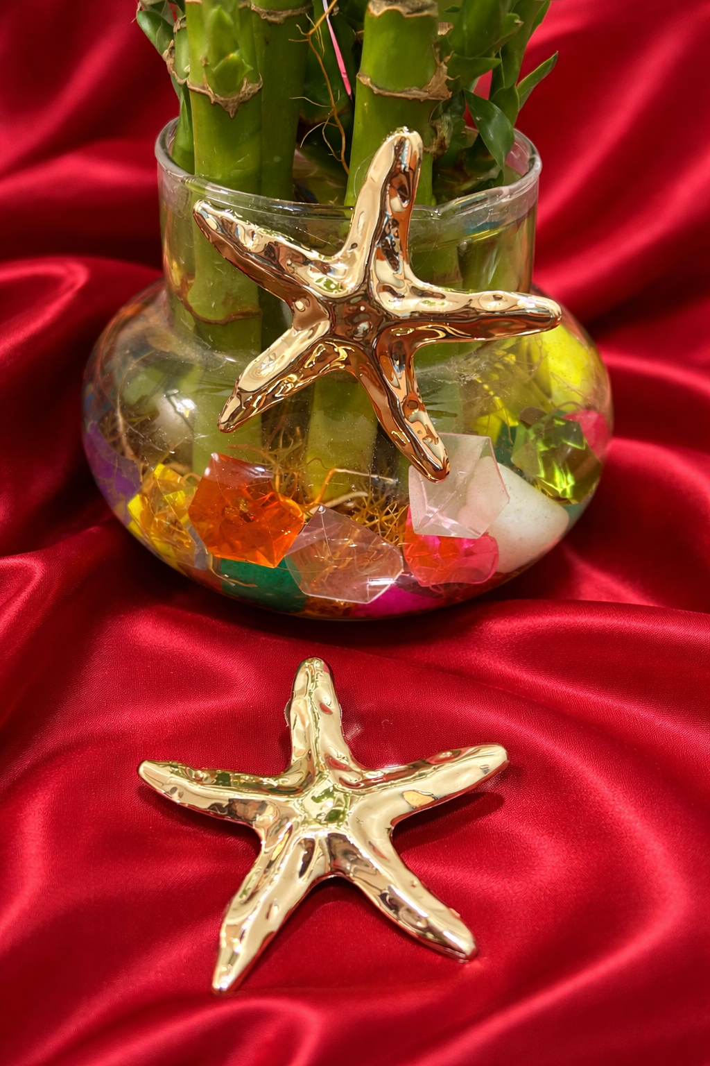 Starfish statement earring