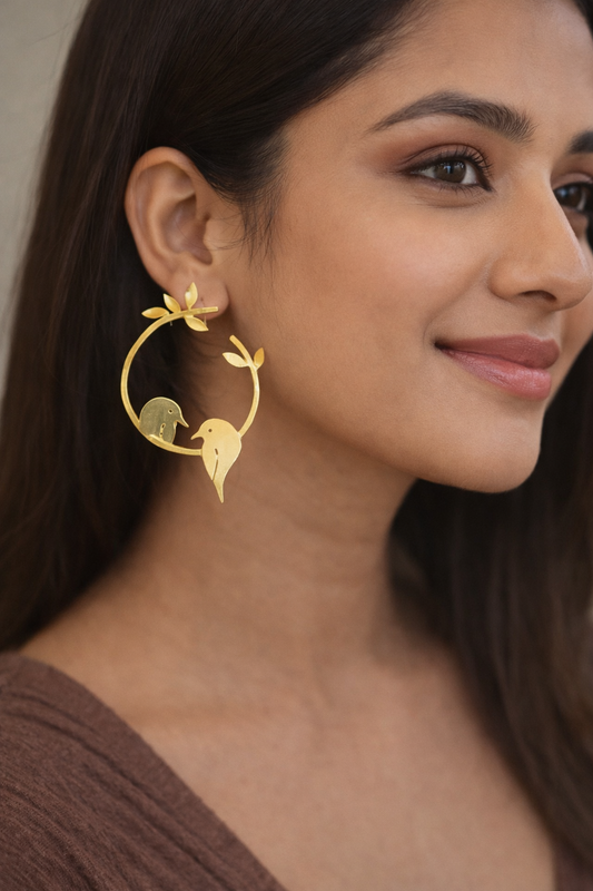 Birdsong Halo Earrings _riverblend