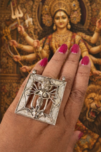 ma Durga adjustable ring