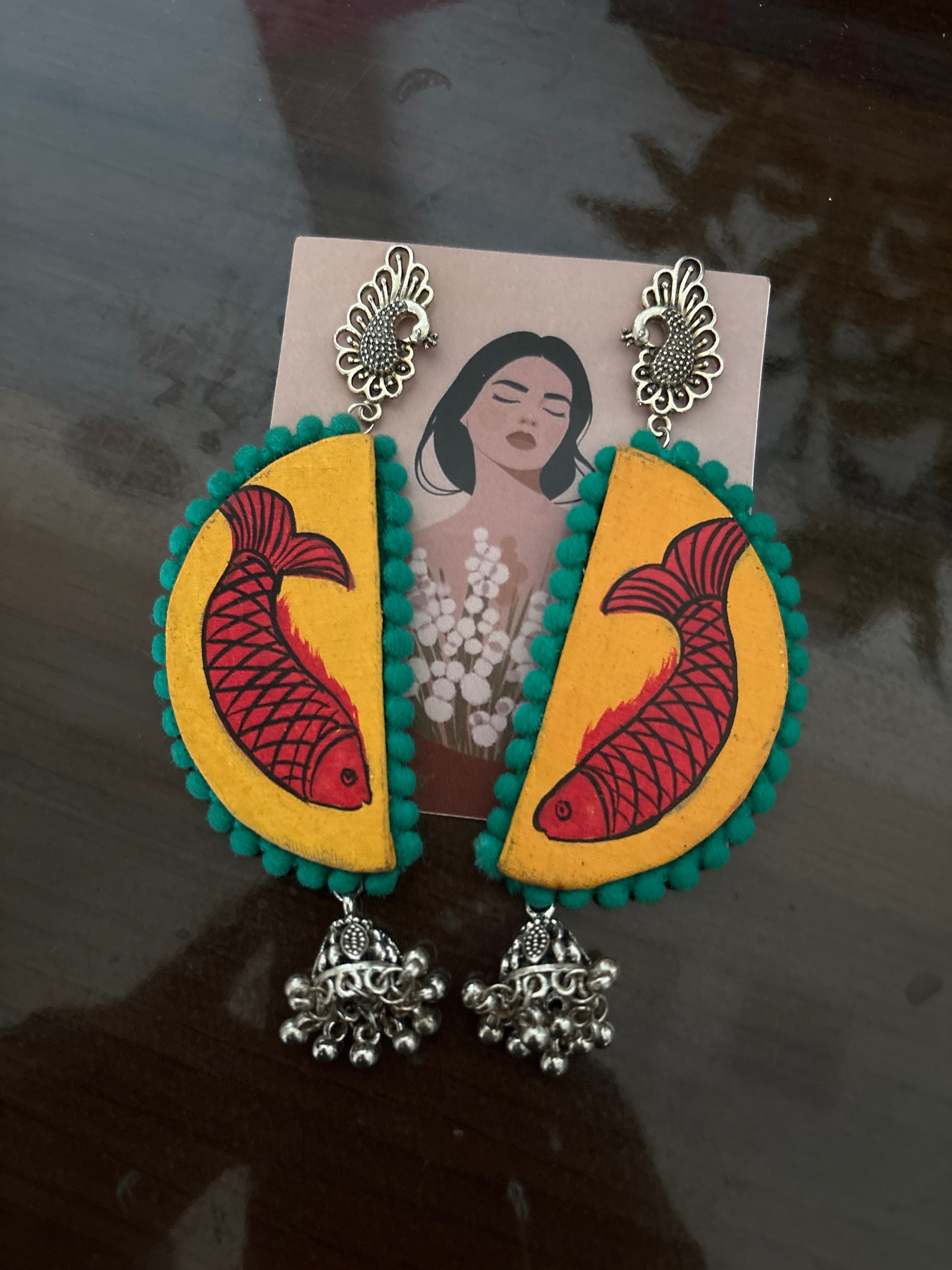 Matsya Folk Jhumka Earrings
Riverblend