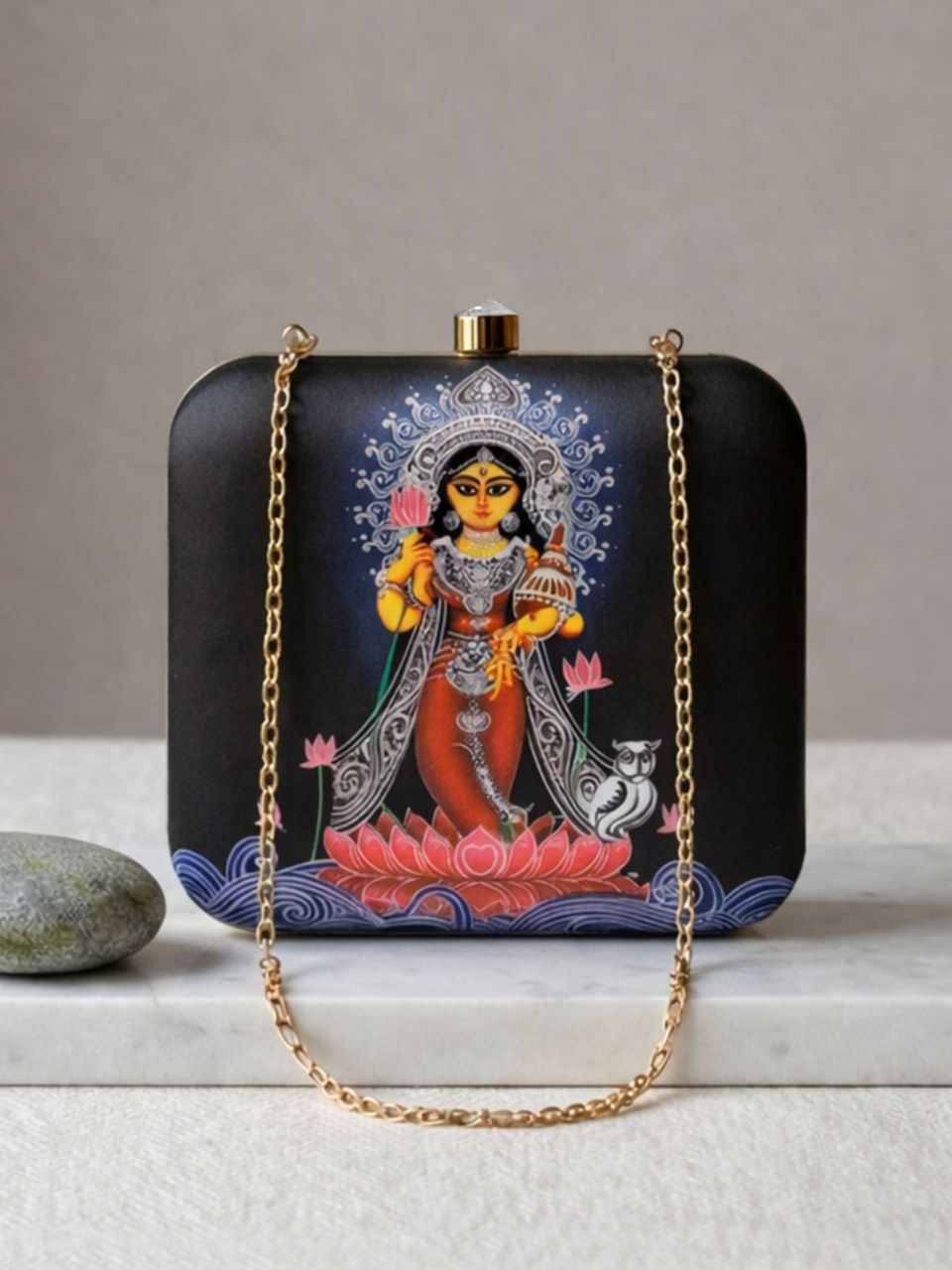 Ma Durga clutch bag Riverblend