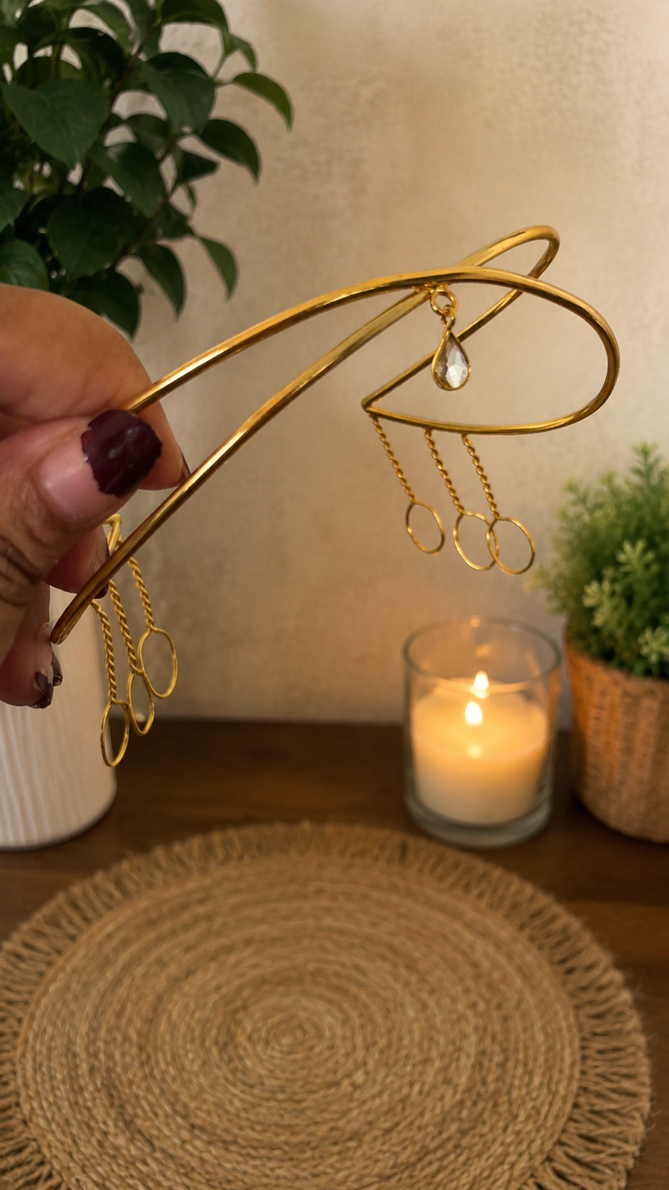 Golden Whisper Hair Pin