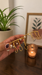 Pearl Hair Band – Elegant Gold & Pearl Headpiece