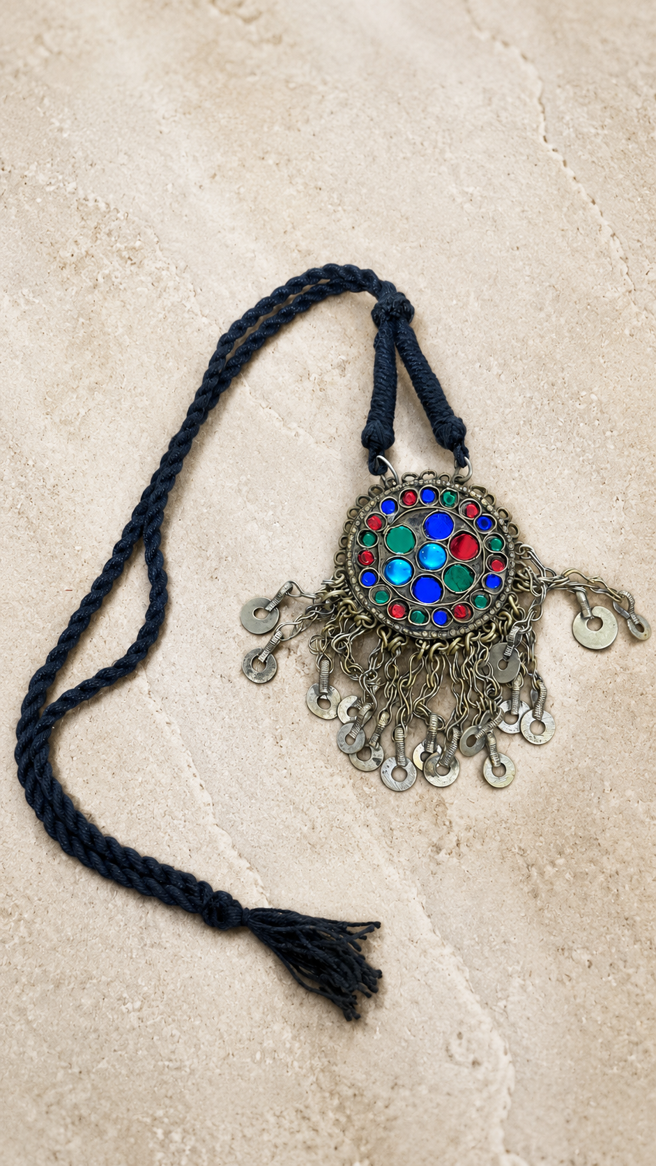 Boho Mirror Charm Necklace