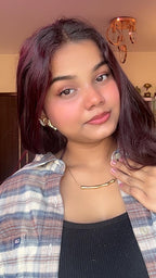 Abstract wave necklace