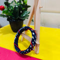 Indigo Print 2 Fabric Bangles – Bold Tradition with a Modern Twist