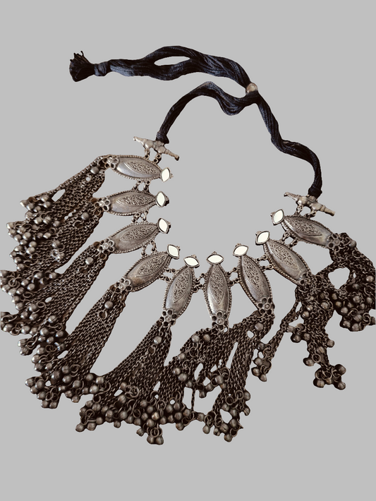 Mirror gungroo coker necklace