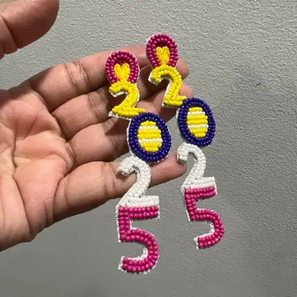 2025 Beaded Earrings – Handcrafted & Quirky Statement