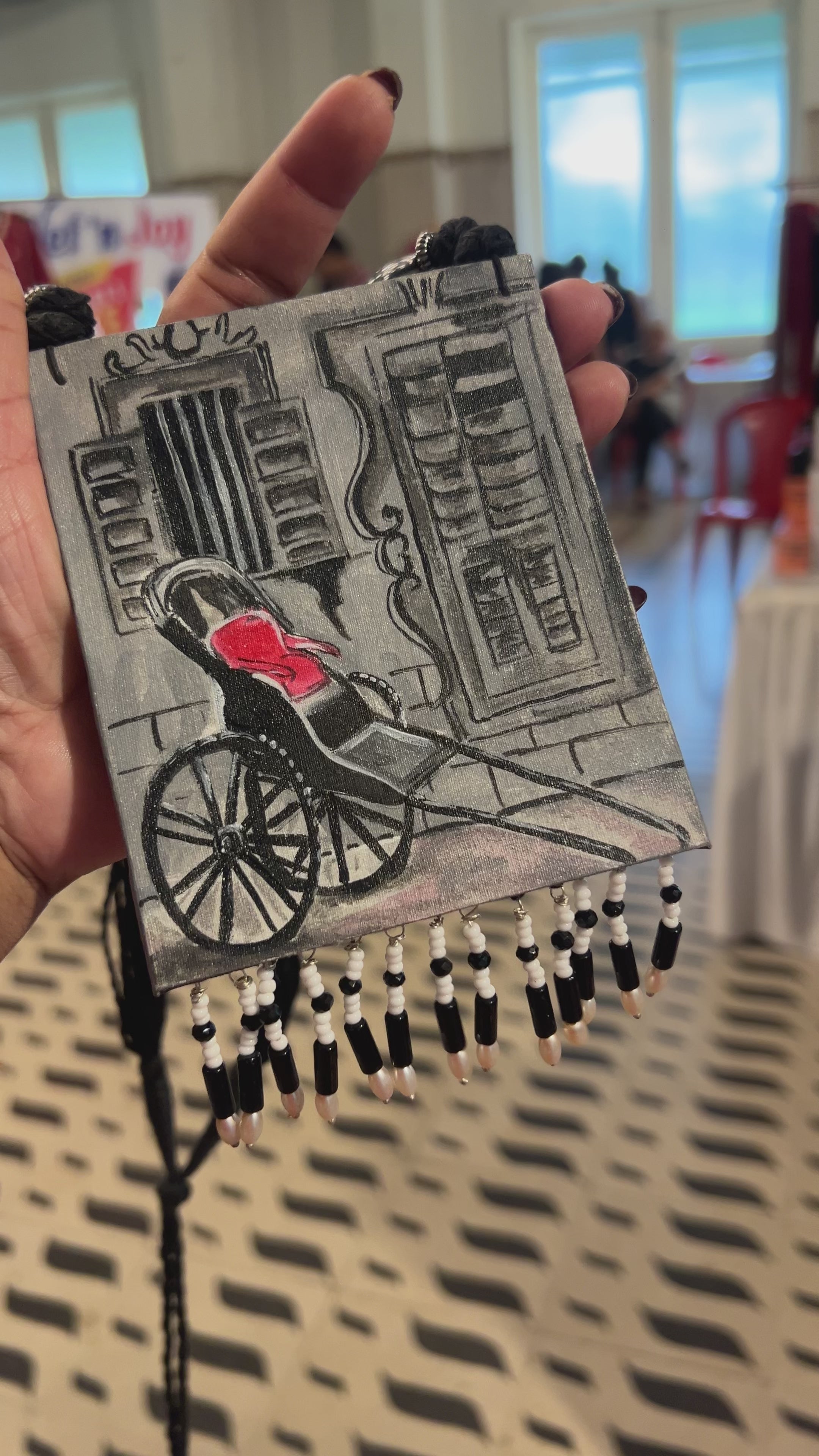 Kolkata hath rickshaw jewellery set