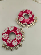 Oversized handcrafted earring