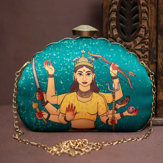 Durga print cutch
