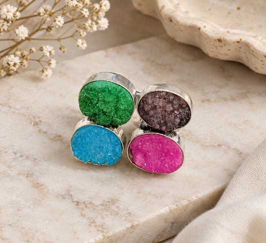 Druzy ring