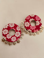Oversized handcrafted earring