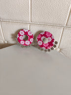 Oversized handcrafted earring